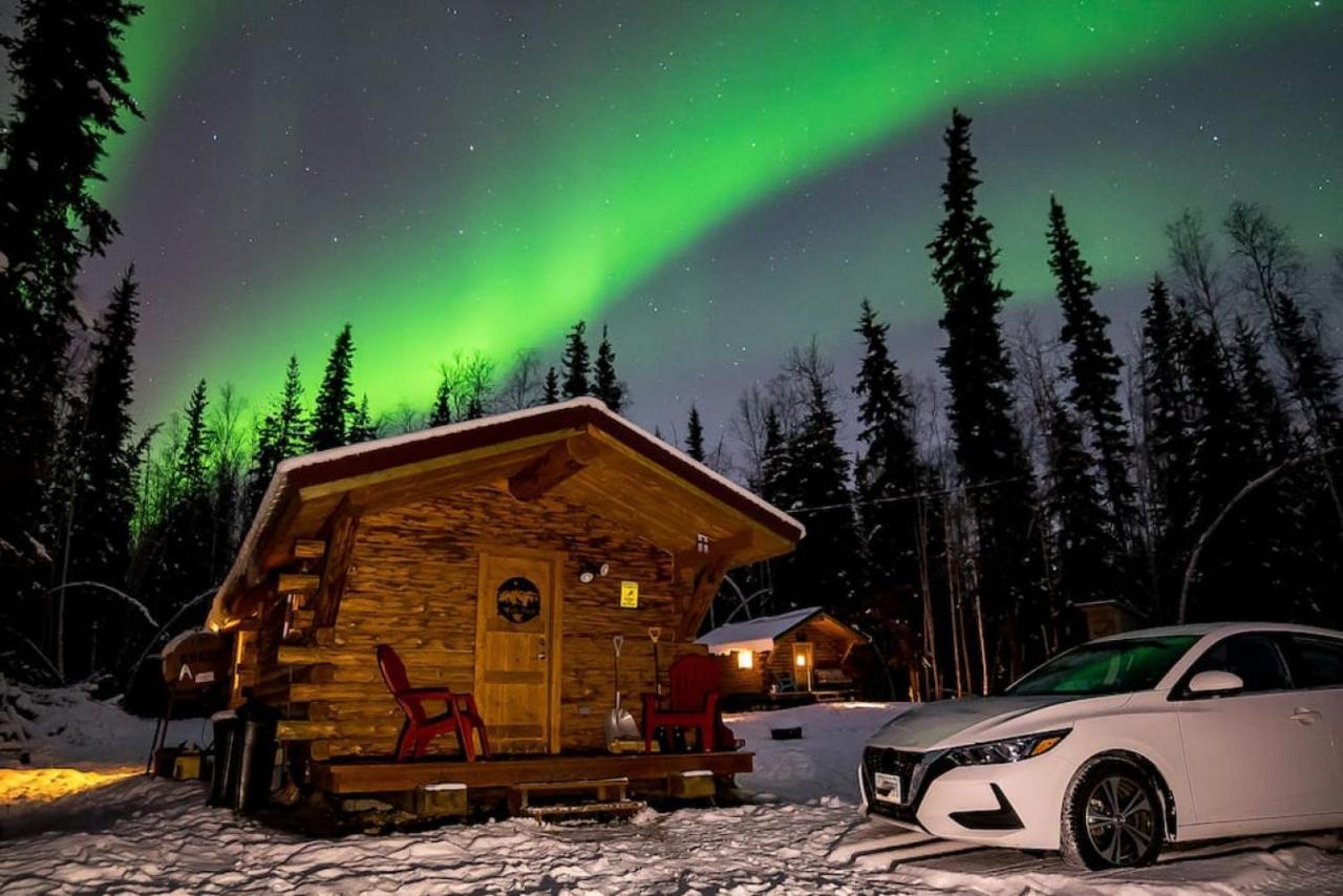 1 Bd. Deluxe Log Dry Cabin| Views Northern Lights! Fairbanks Esterno foto